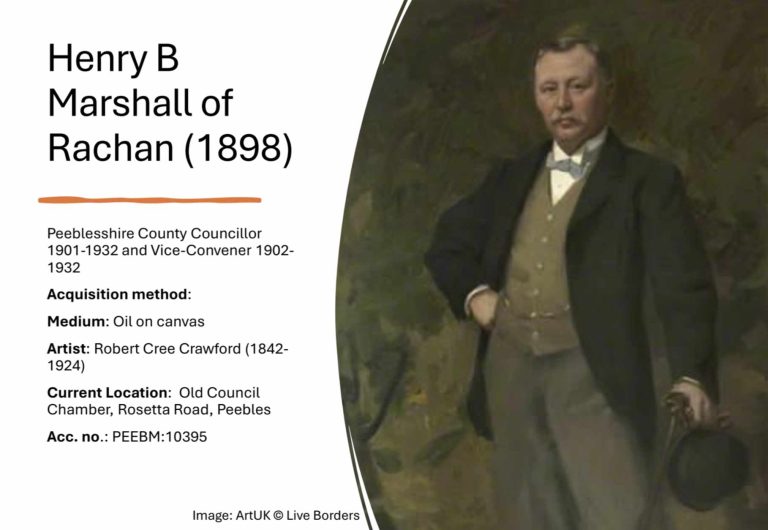 Henry B Marshall of Rachan - Peebles Common Good Fund Assets