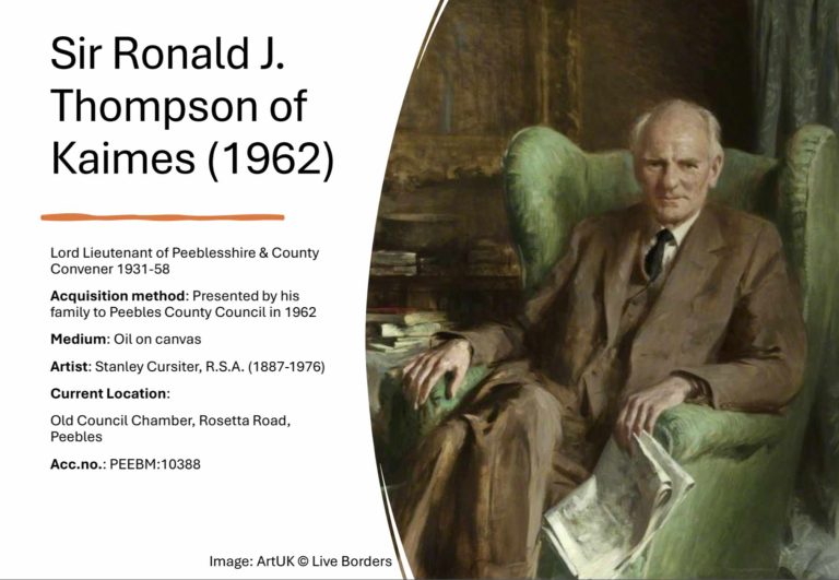 Sir Ronald J Thompson of Kaimes - Peebles Common Good Fund Assets